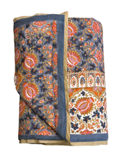 Load image into Gallery viewer, Violet & Tangerine Garden Quilt - Queen