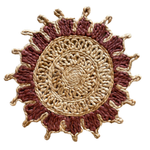 Load image into Gallery viewer, Ivy Placemats - Crimson - Set of 4