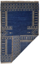 Load image into Gallery viewer, Agra Kilim - Blue 180x270cm