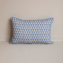 Load image into Gallery viewer, Blue Crescent Cushion