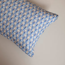 Load image into Gallery viewer, Blue Crescent Cushion