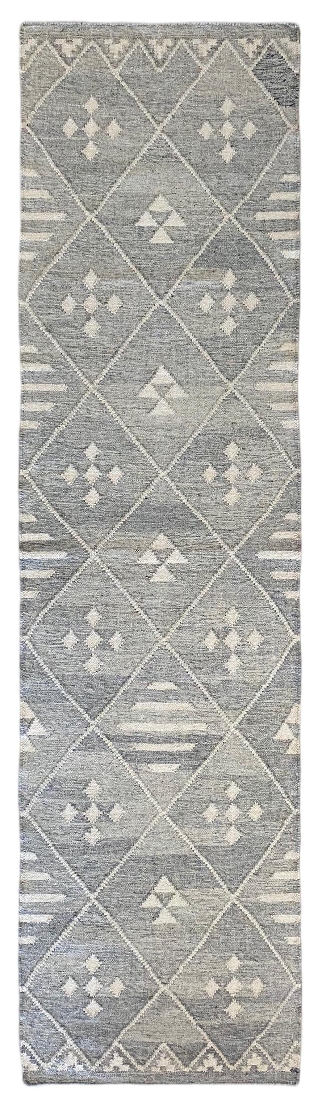 Blue Diamond runner - 80x270cm