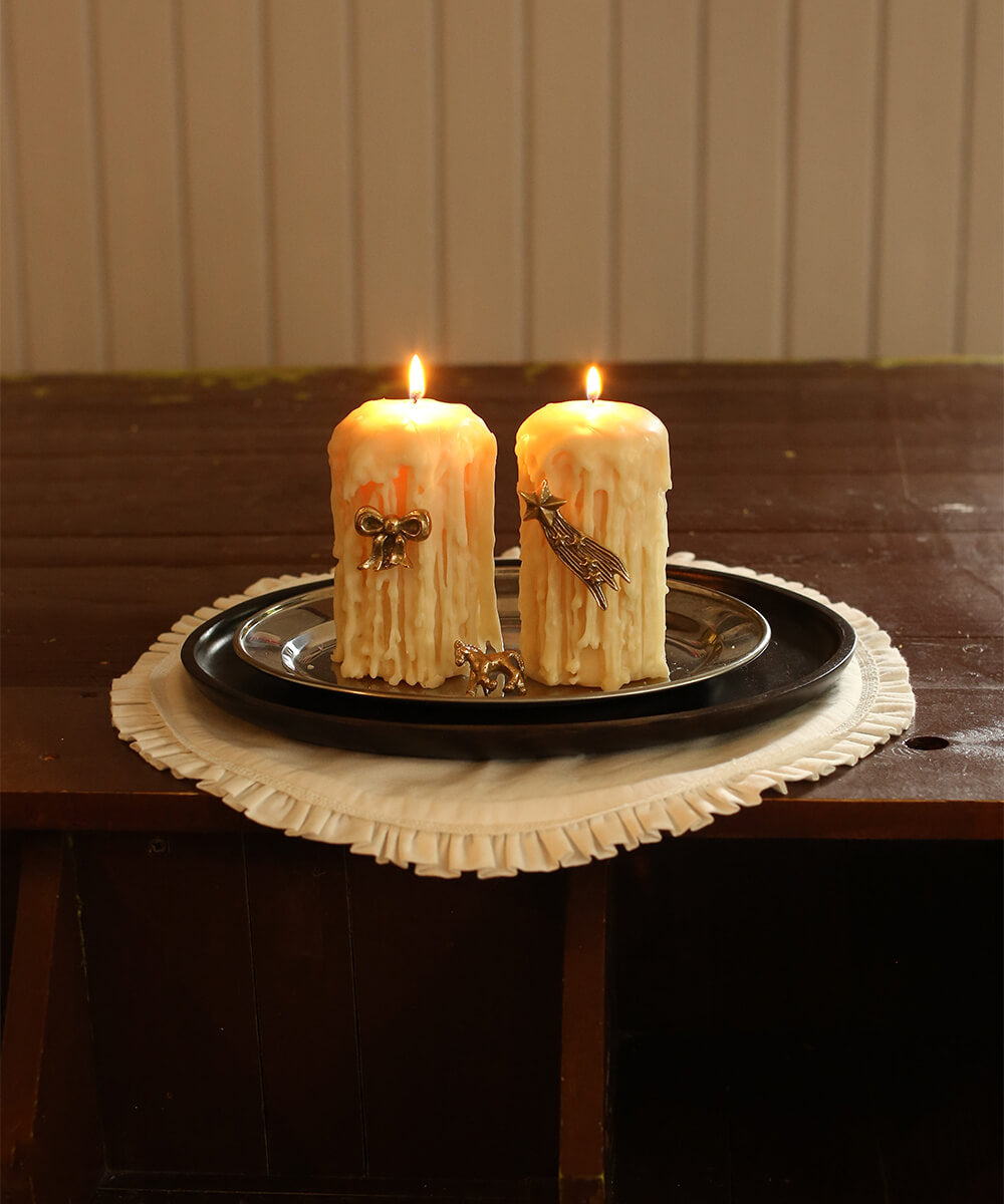 Brass Bow Candle Pin
