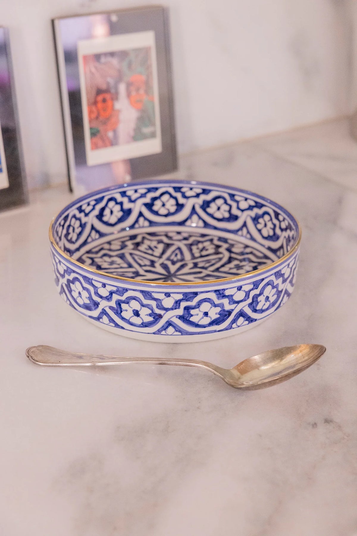 Fassia Blue Straight Sided Dish