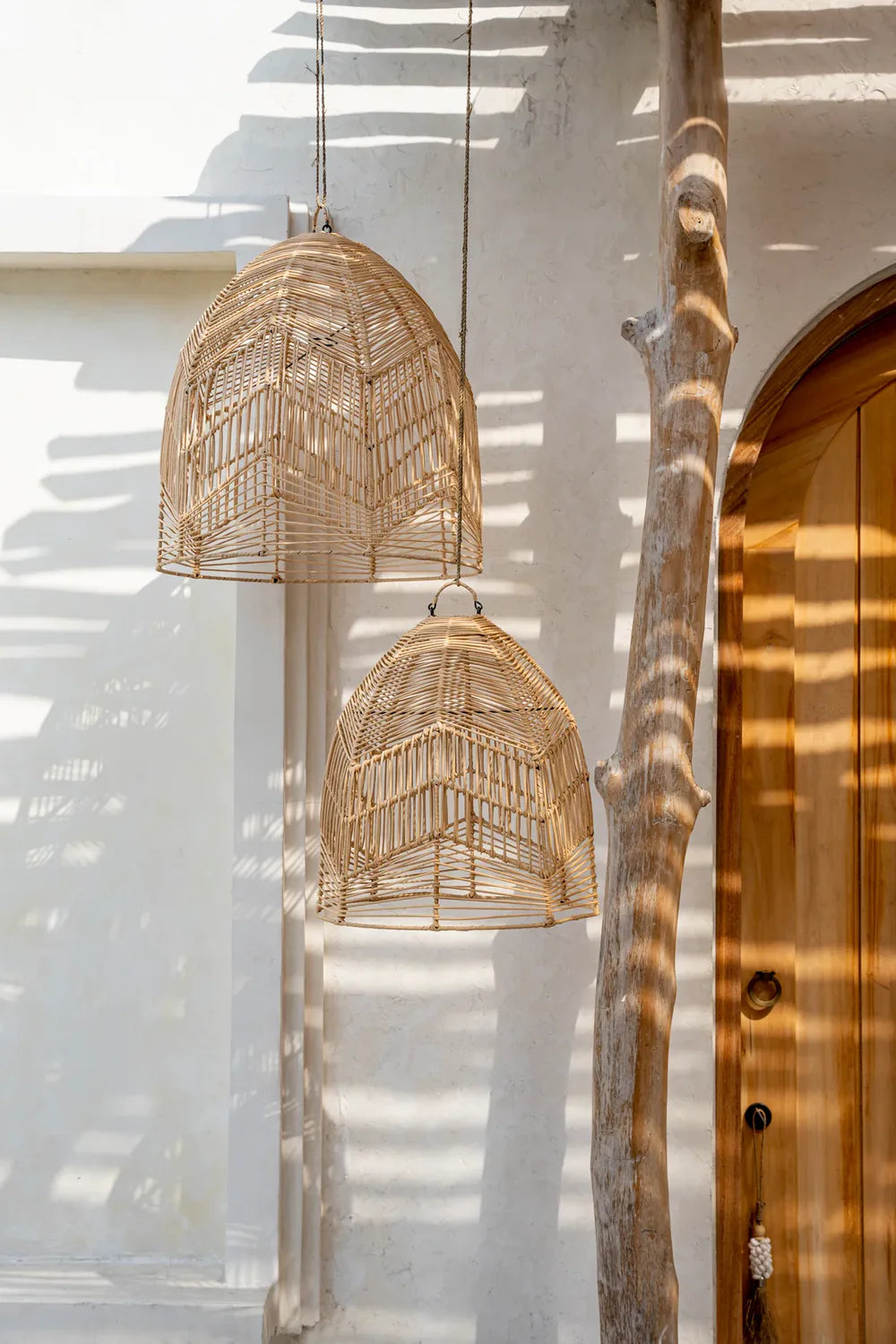 Dune Rattan Pendant - Natural