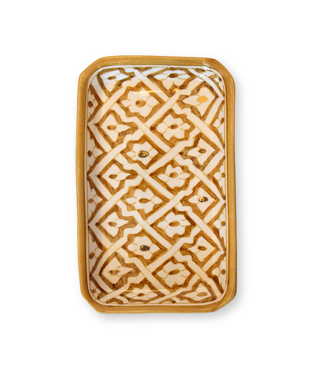Fassia Gold Rectangle Dish - Small