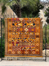 Load image into Gallery viewer, GoldenTaznakhtRug-Yellow_Orange170x290cm, Front Side