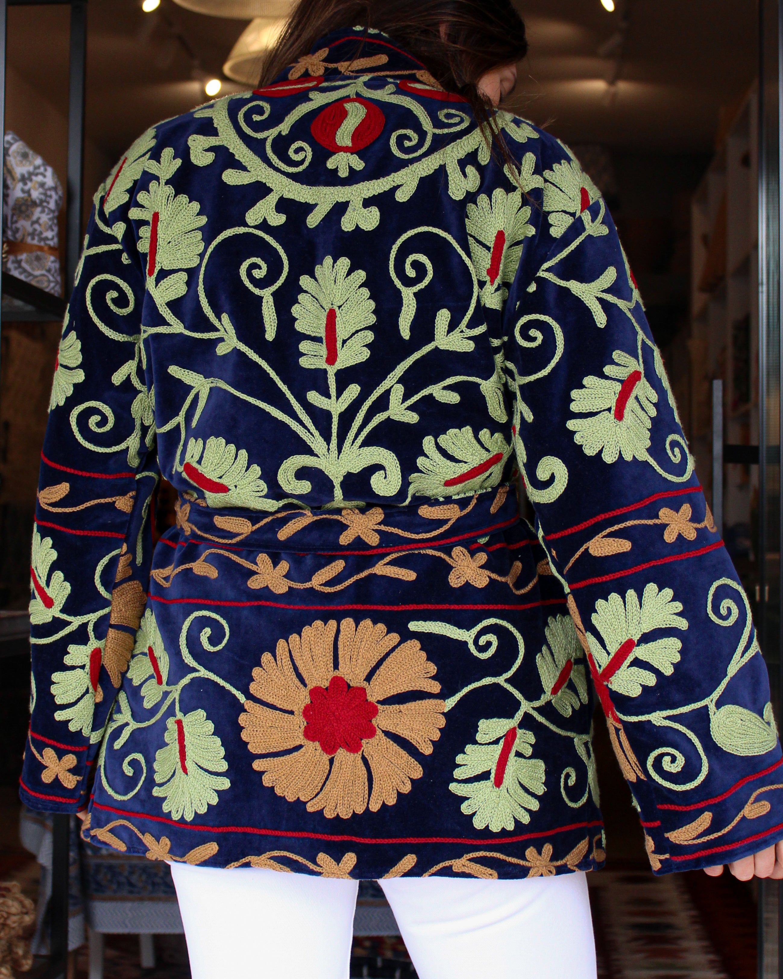 Heritage Velvet Jacket - Midnight