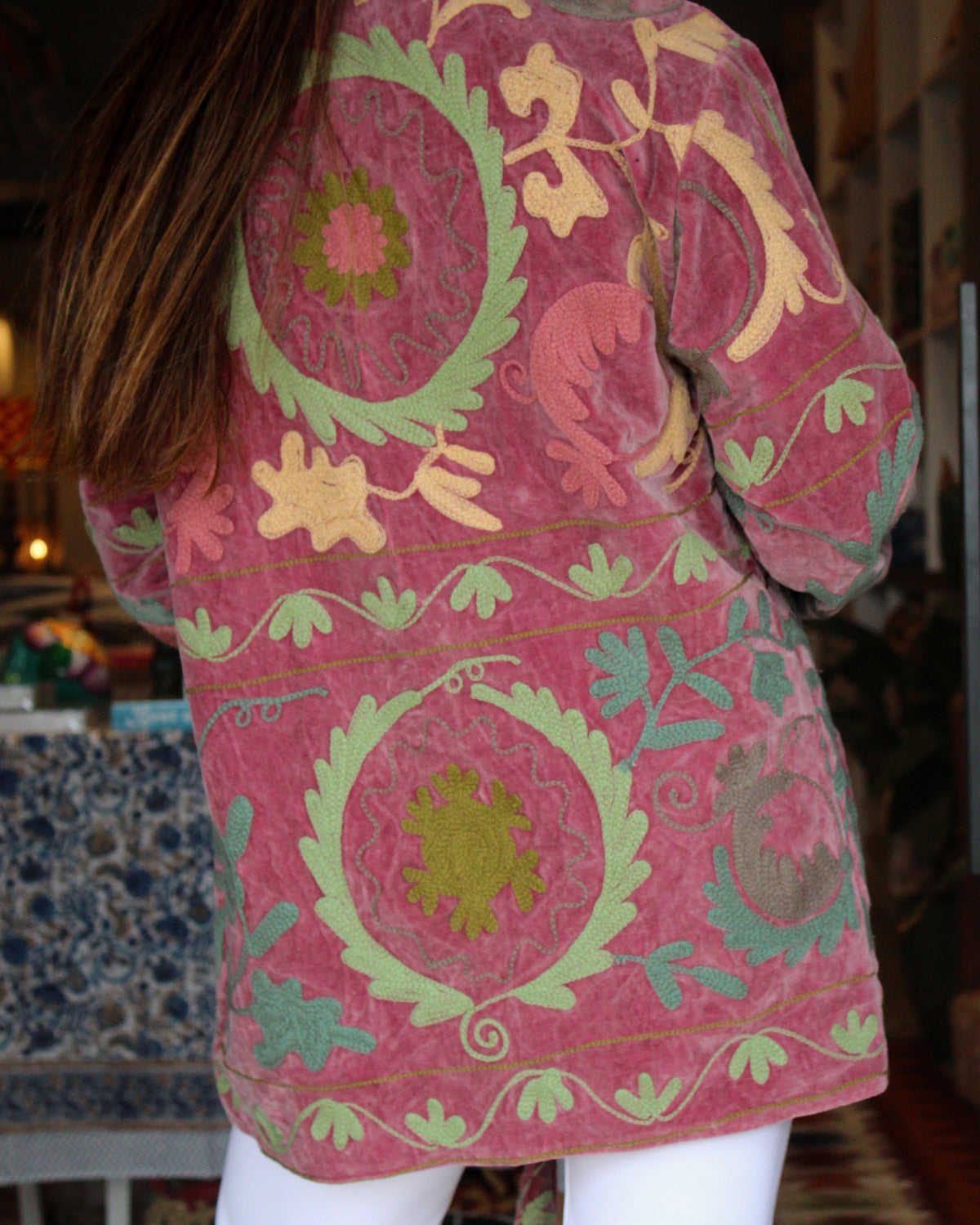 Heritage Velvet Jacket - Rosewood
