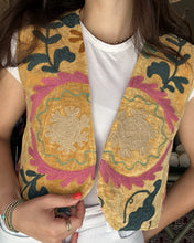 Load image into Gallery viewer, Heritage Velvet Vest - Marigold