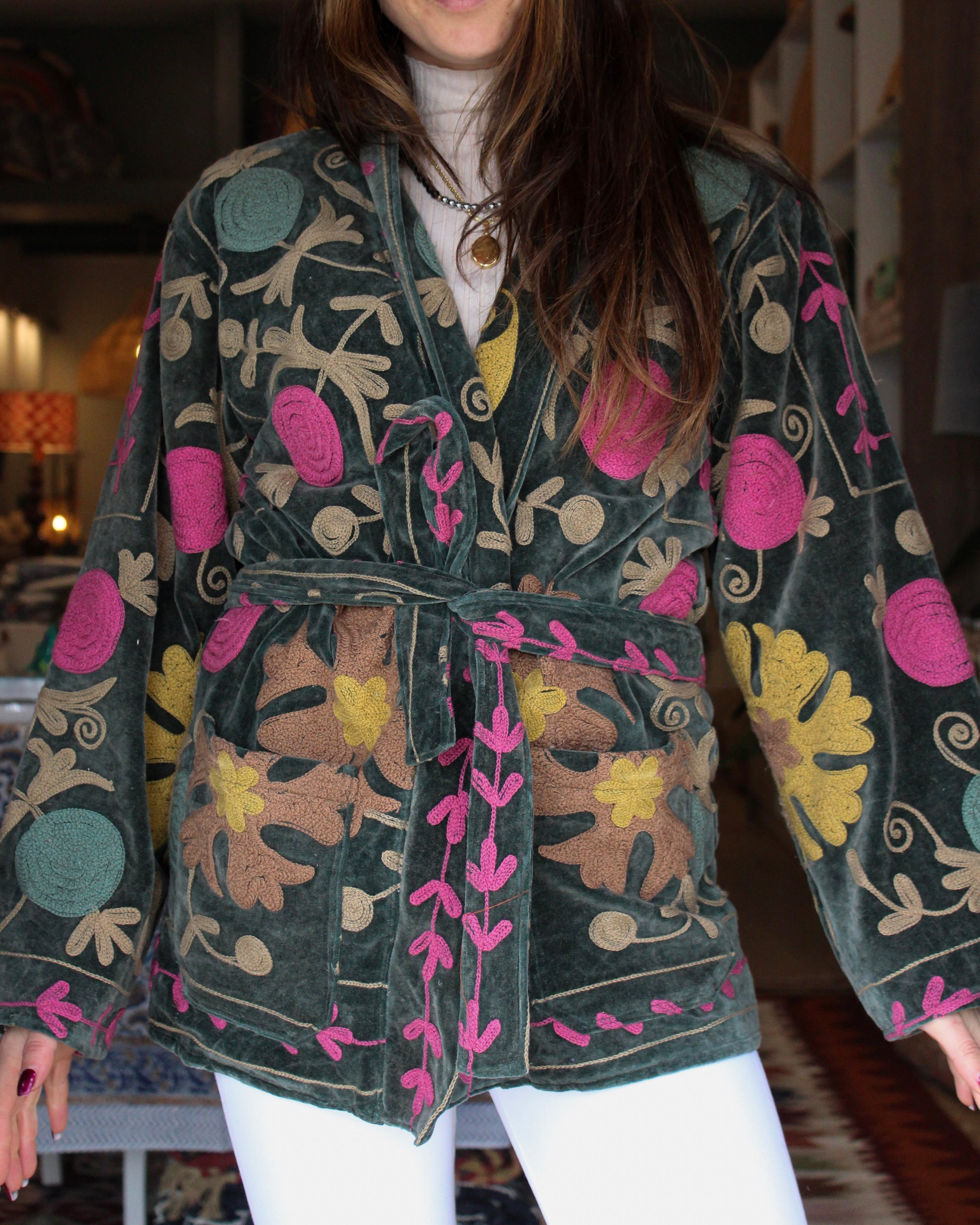 Heritage Velvet Jacket - Slate