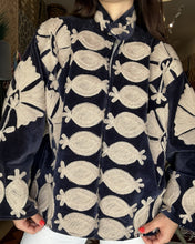 Load image into Gallery viewer, Souk Velvet Jacket - Navy
