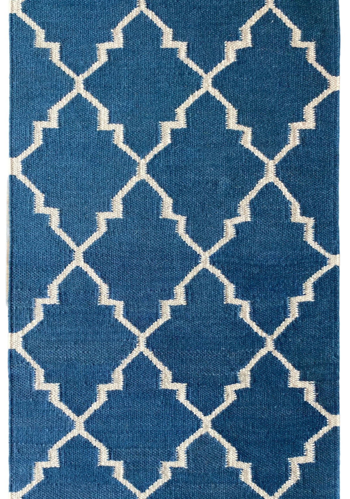 Oxford Trellis Rug Marine - 60x180cm
