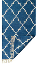 Load image into Gallery viewer, Oxford Trellis Rug - Marine