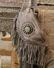 Load image into Gallery viewer, Suede Fringe Bum Bag - Beige