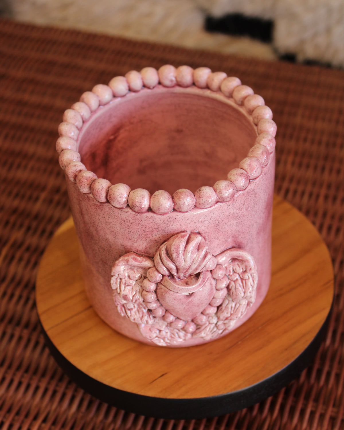 Cuore Cylindrette Vase - Pink