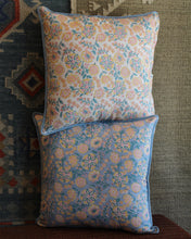 Load image into Gallery viewer, Blockprint Cushion Cover Set - Wildflower Vine