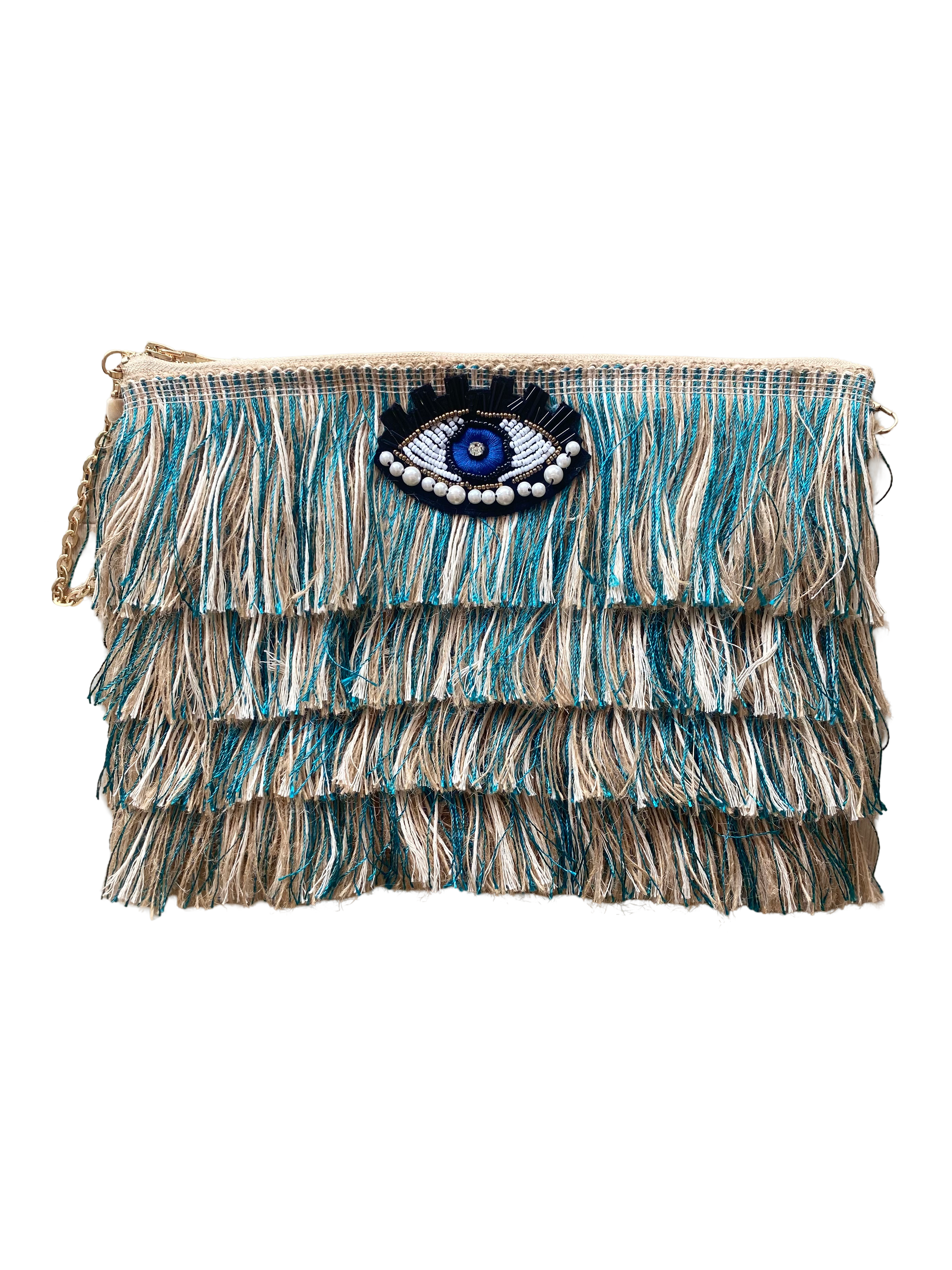 Fofi Clutch - Blue