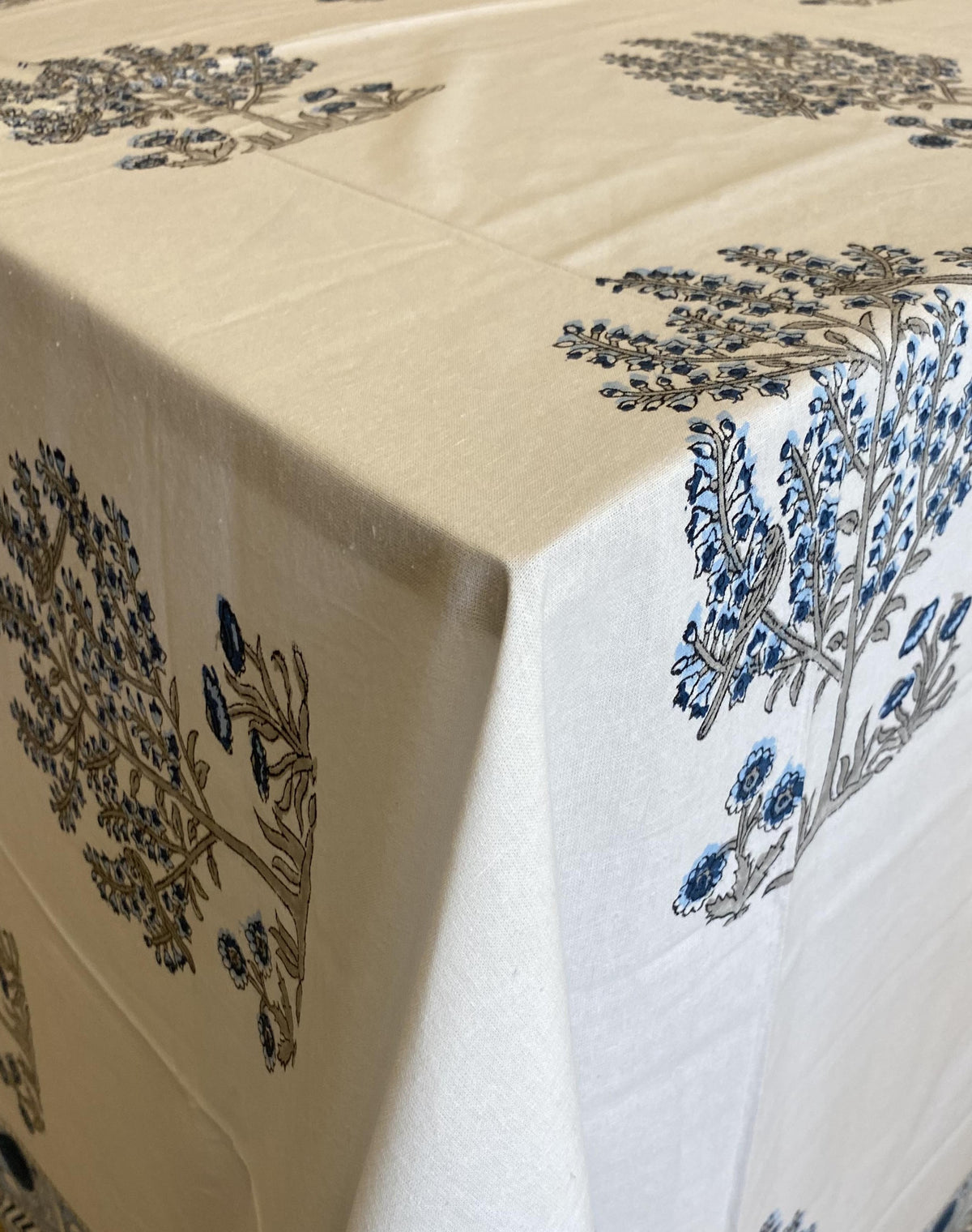 Blue Trees Tablecloth