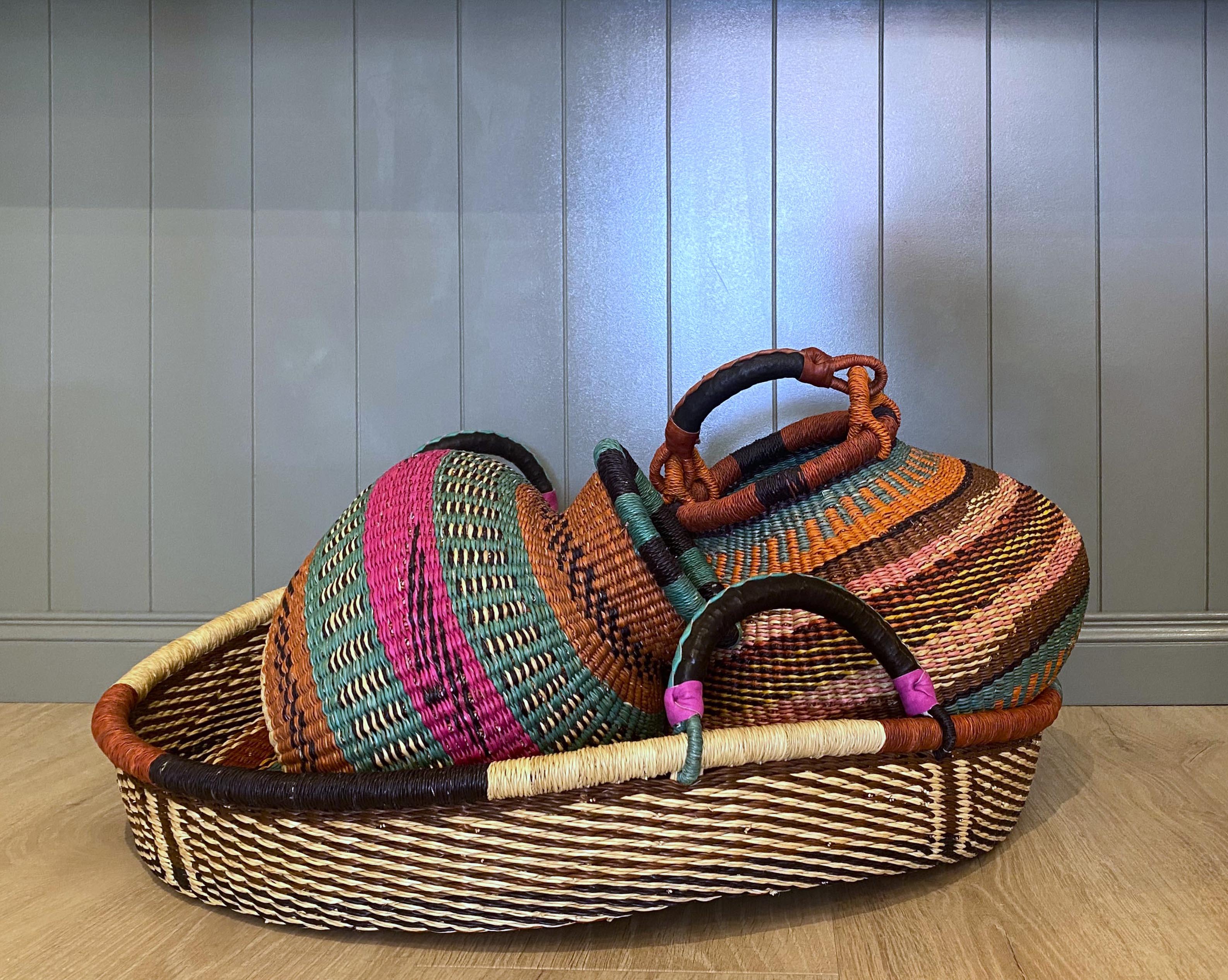Basket Tray - Turquoise