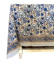Load image into Gallery viewer, Blue Meadow Tablecloth