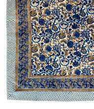 Load image into Gallery viewer, Blue Meadow Tablecloth