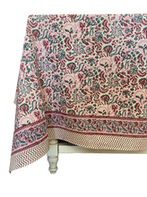 Load image into Gallery viewer, Pink Meadow Tablecloth
