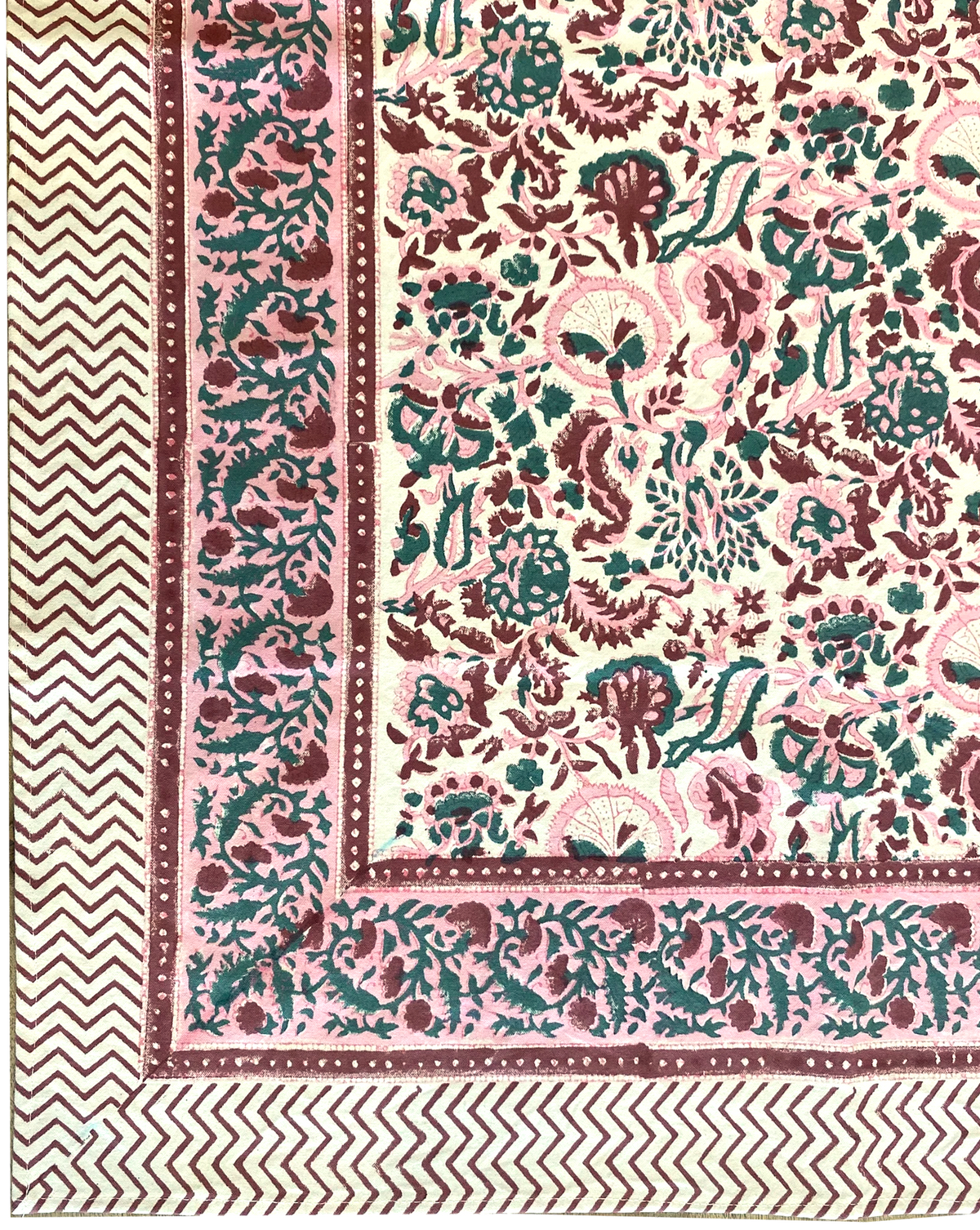 Pink Meadow Tablecloth