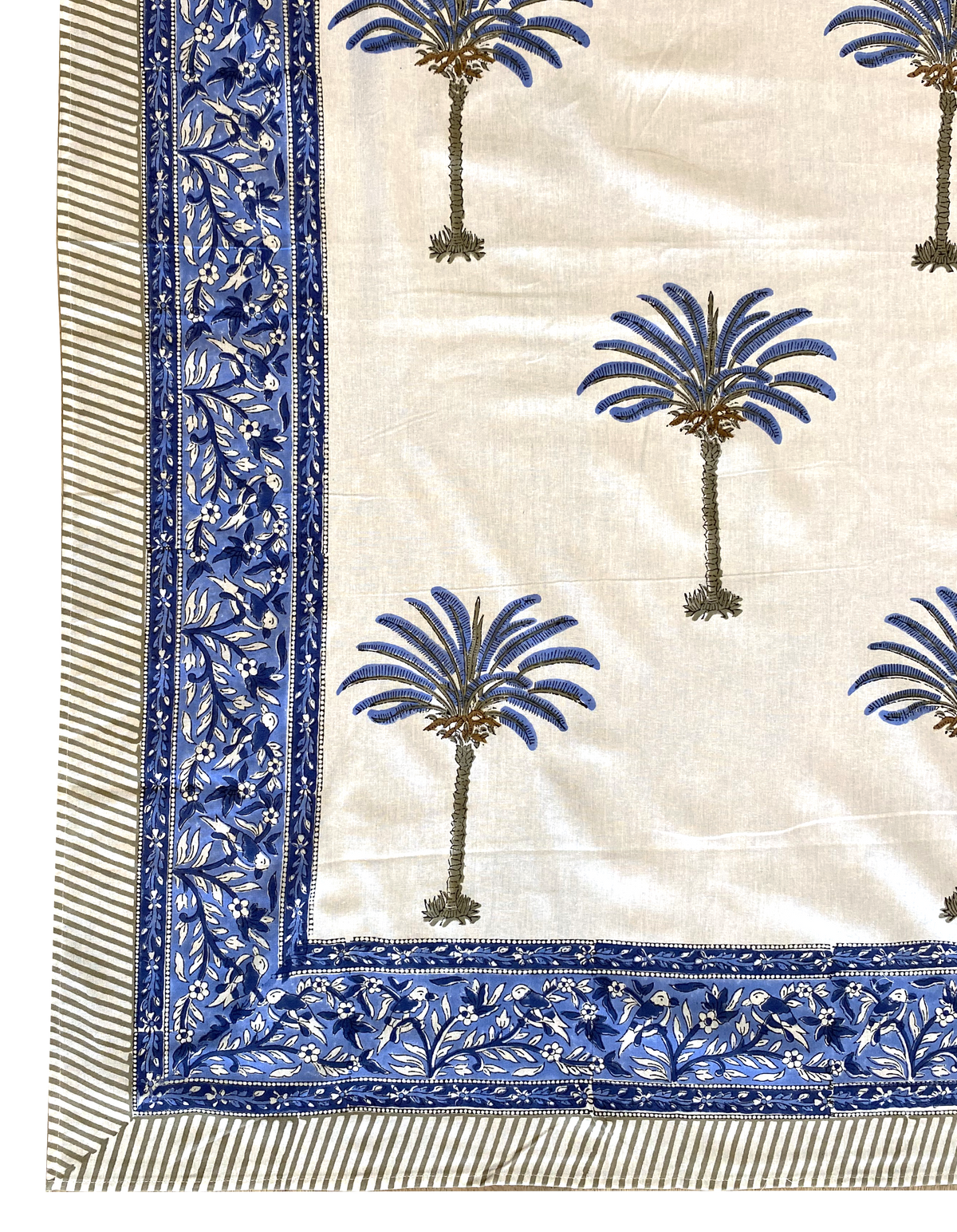 Blue Palms Tablecloth