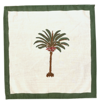 Load image into Gallery viewer, Green Palms Napkins