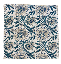 Load image into Gallery viewer, Blue Blockprint Napkins - Set of 6