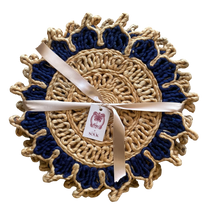 Load image into Gallery viewer, Ivy Placemats - Indigo - Set of 4