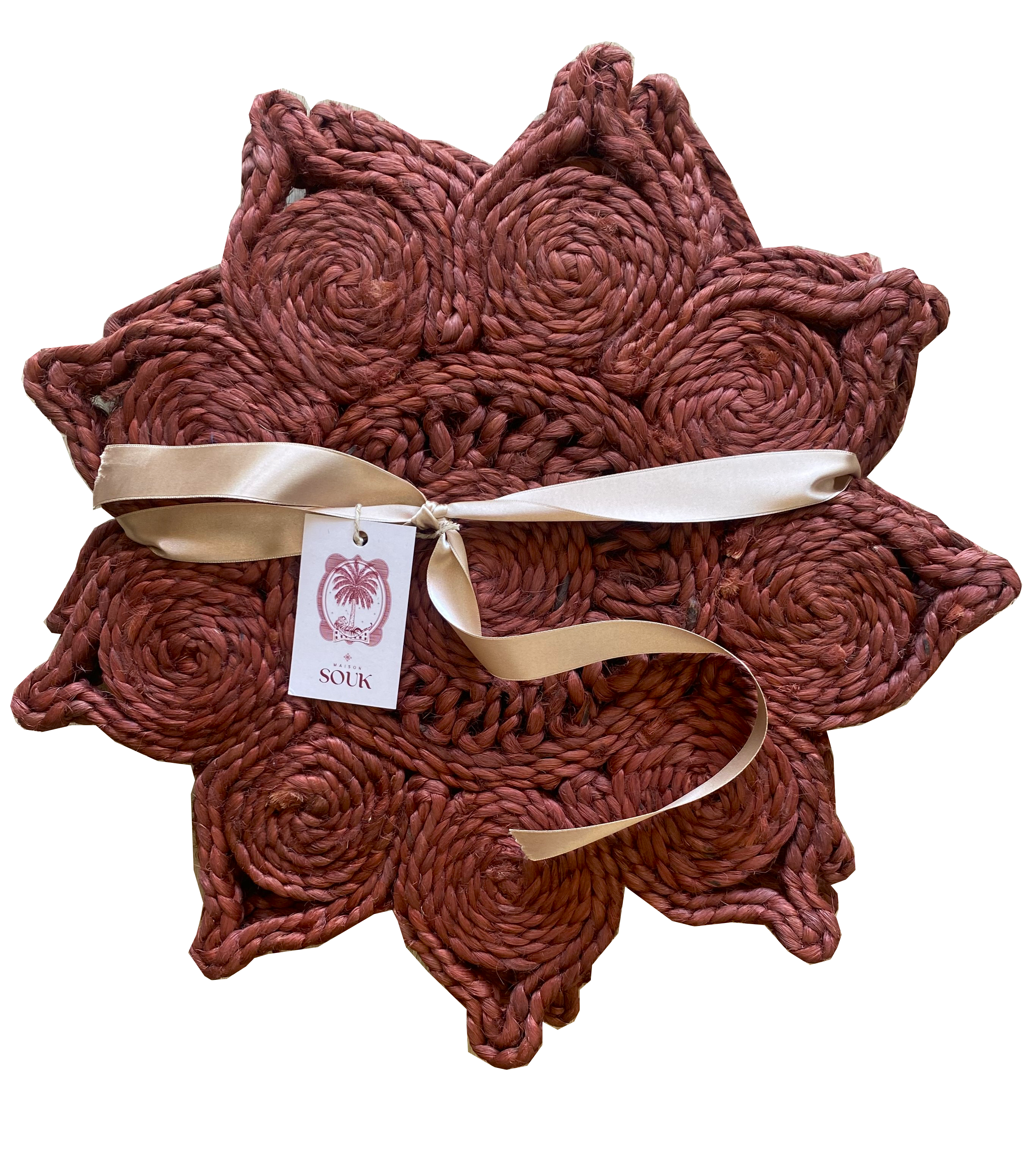 Windsor Placemats - Crimson - Set of 4
