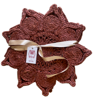 Load image into Gallery viewer, Windsor Placemats - Crimson - Set of 4