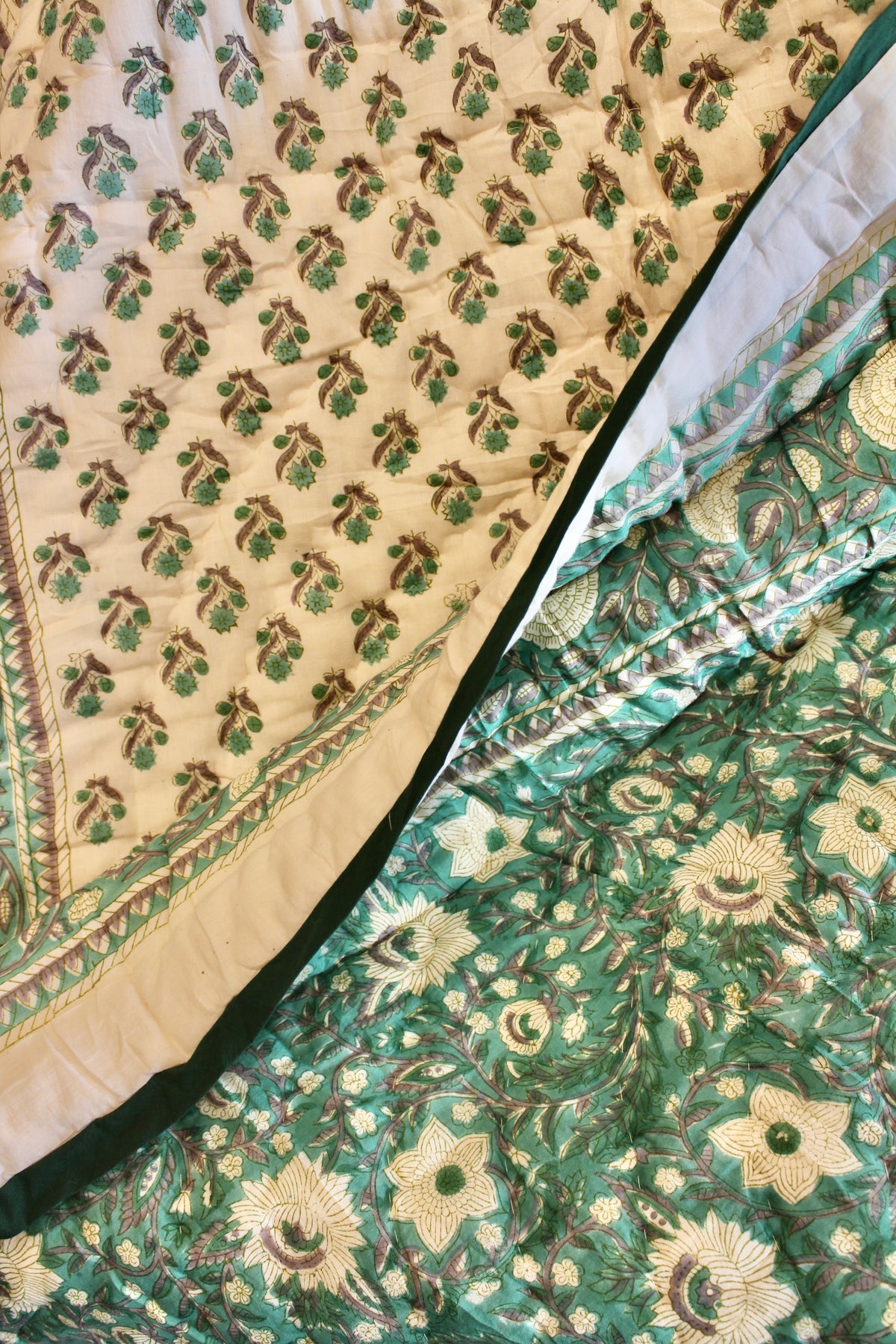 Jungle Green Baby Quilt