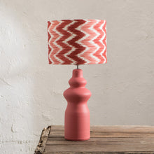 Load image into Gallery viewer, Ikat Pink Lampshade