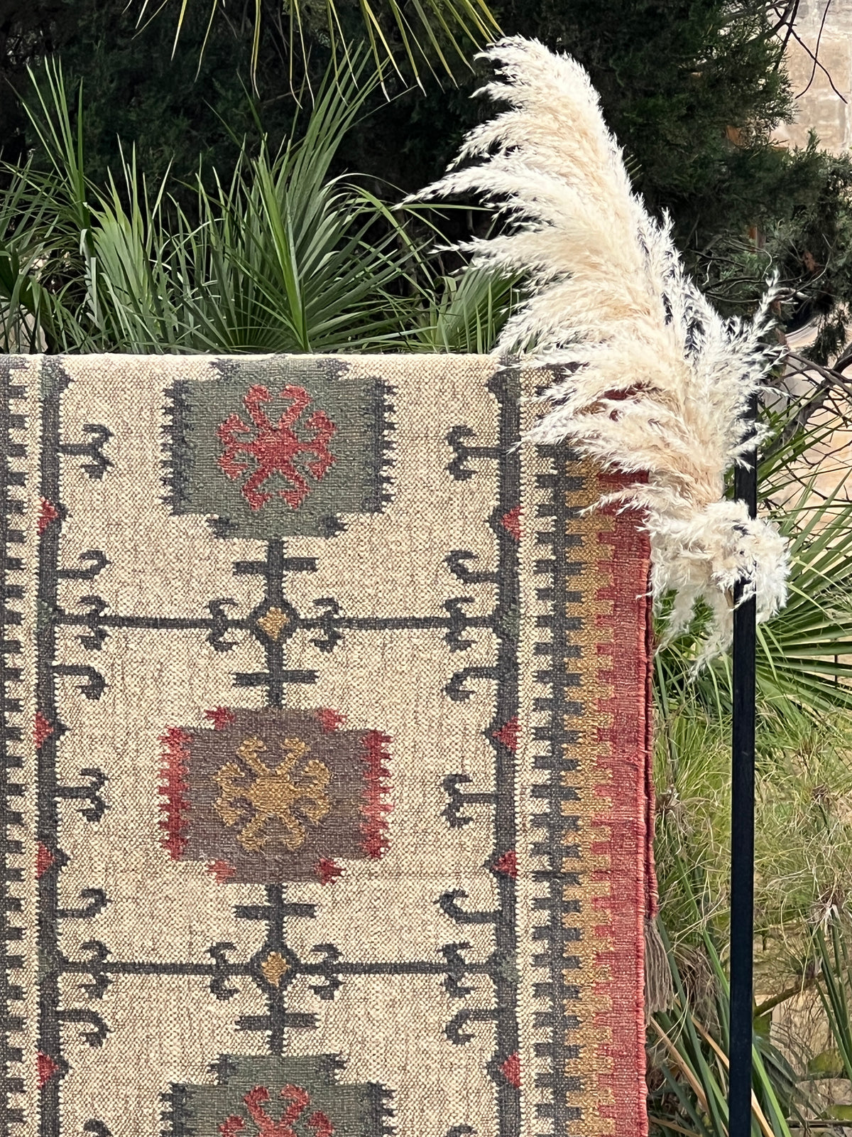Kerala Runner - Red / Cream 80x240cm