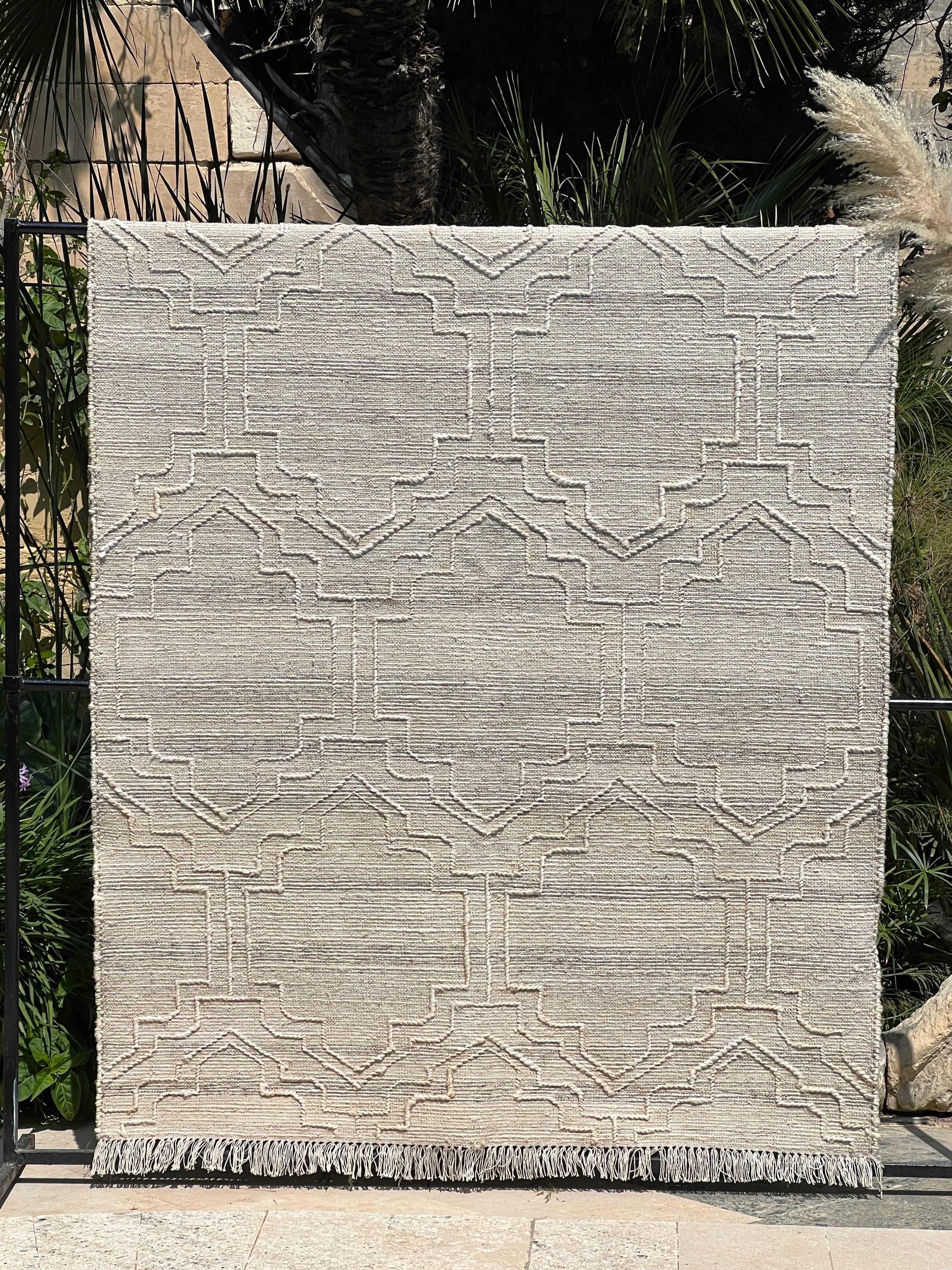 LunaKilim-Neutral155x247cm, Front Side
