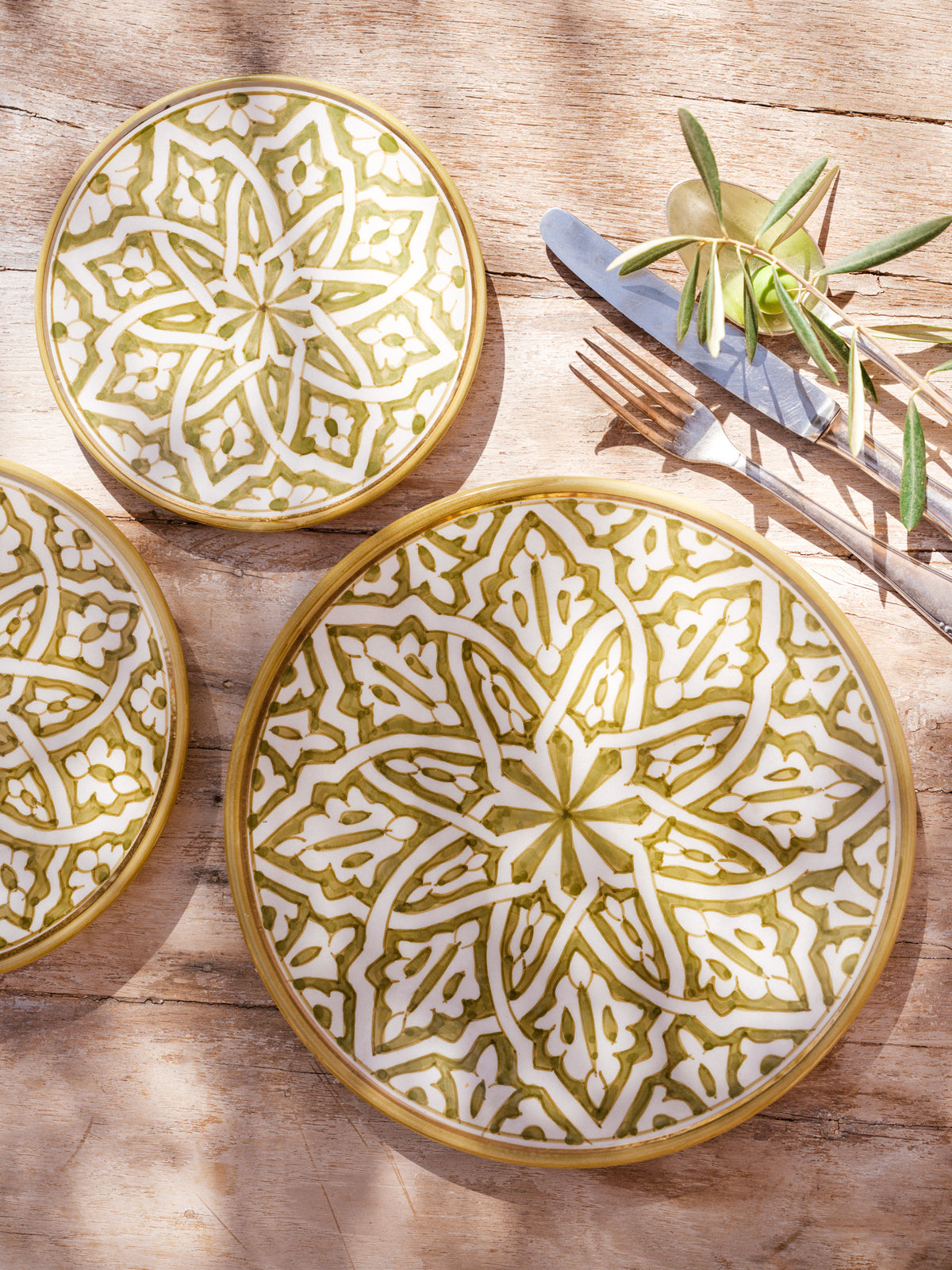 Fassia Khaki Plate - Large