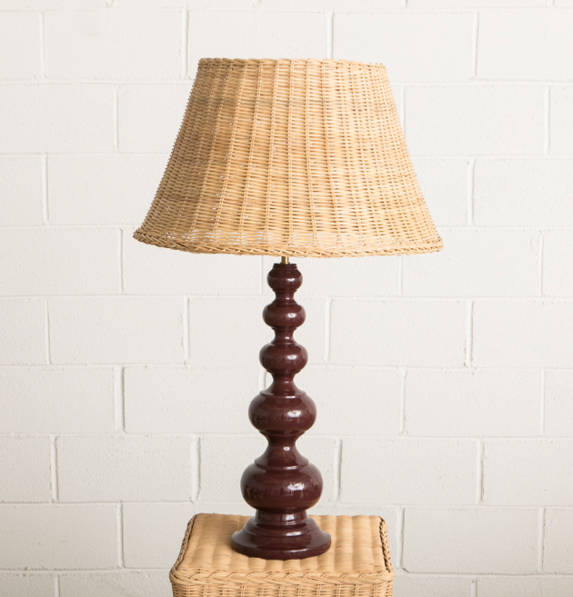 Mira Rattan Lampshade - Medium