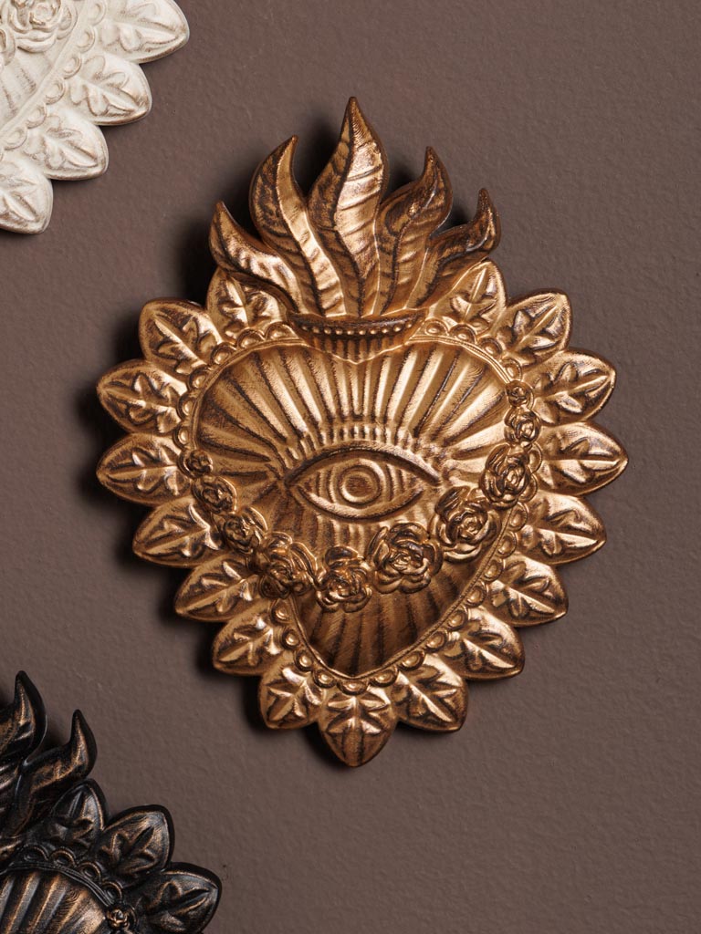 Ojo del Amore Wall Ornament - Gold