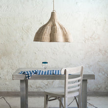 Load image into Gallery viewer, Pleated Rattan Lamp