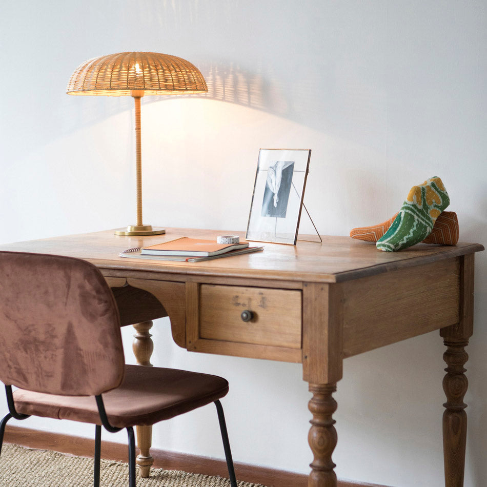 Rattan Table Lamp