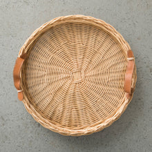 Load image into Gallery viewer, Noa Rattan Tray Large