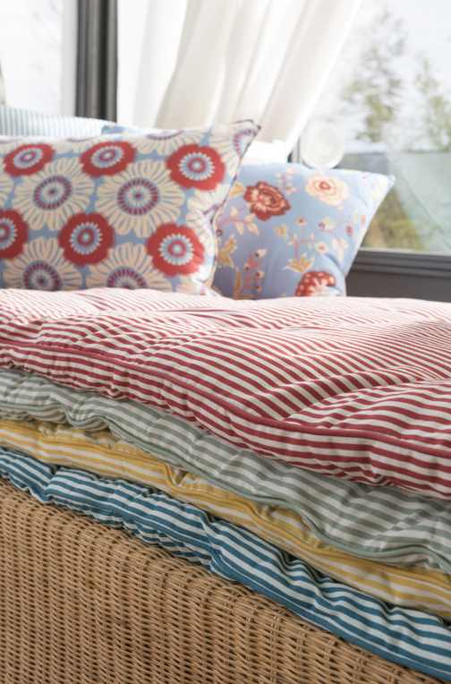 Turquoise Stripe Lounge Cushion