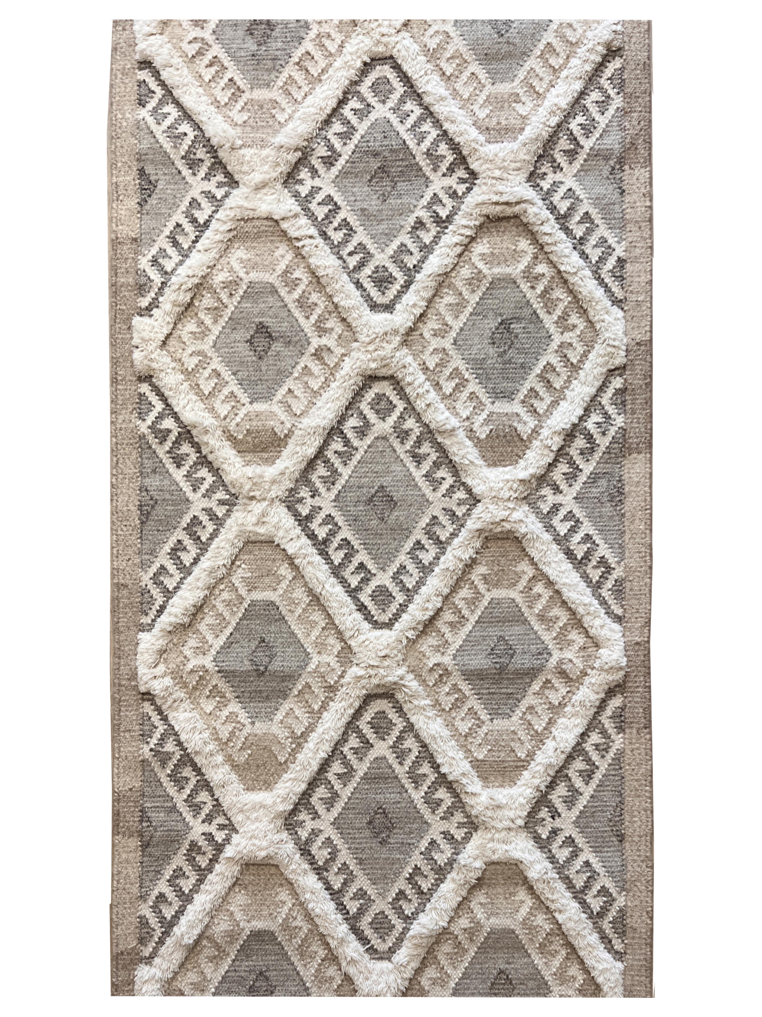 Stone Grey Rug - 90x280cm