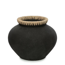 Load image into Gallery viewer, The Vera Vase - Black Natural - L