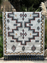 Load image into Gallery viewer, TribalRug-CreamBlue150x240cm, Front Side