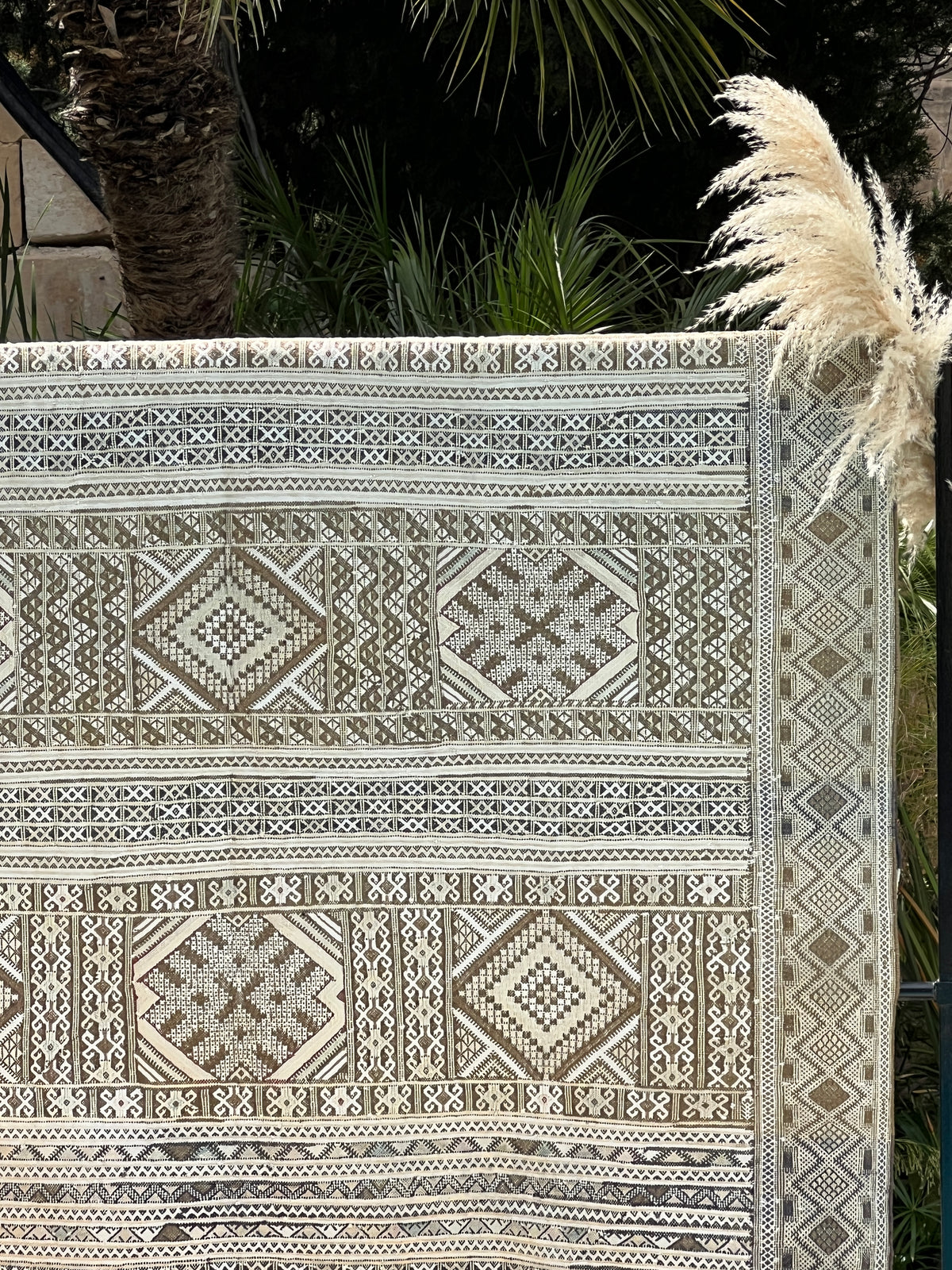 ZemmourBerberKilim-Neutral150x250cm, Detail