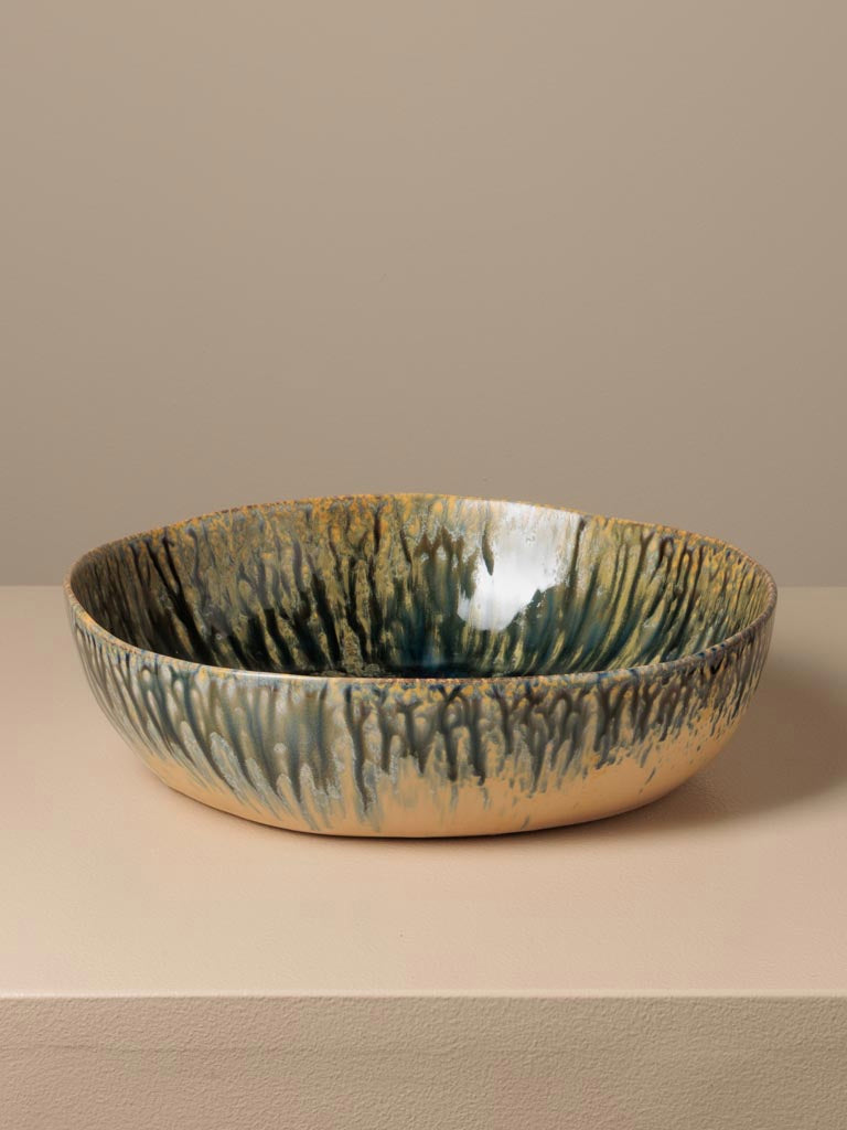 Mediterranean Ceramic Salad Bowl